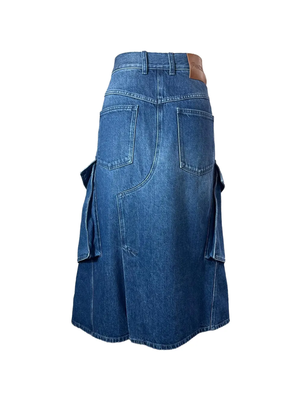 JW Anderson asymmetric skirt - Blauw