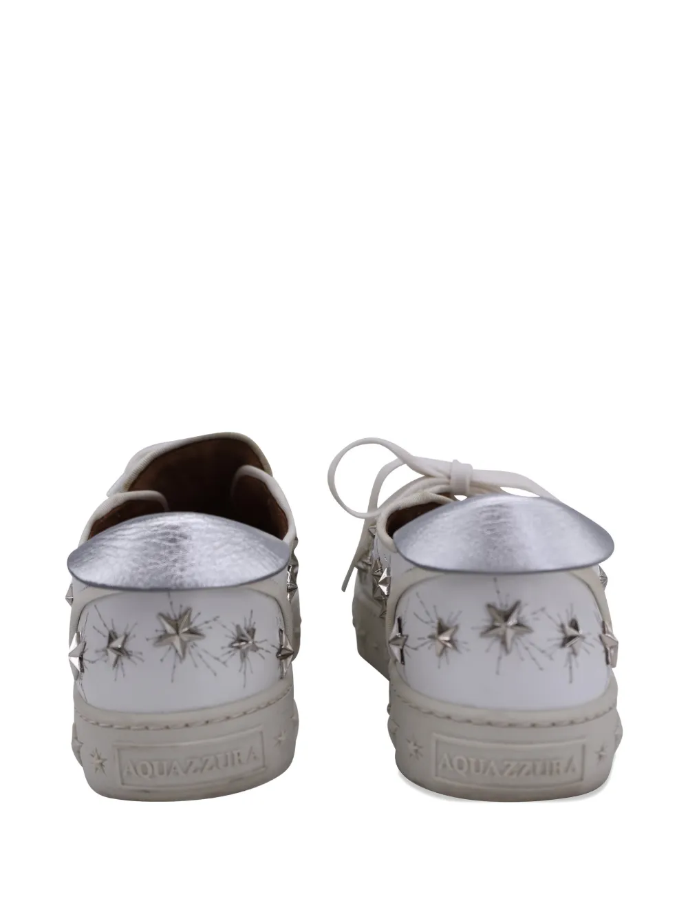 Aquazzura Cosmic Star-Stud sneakers - Wit