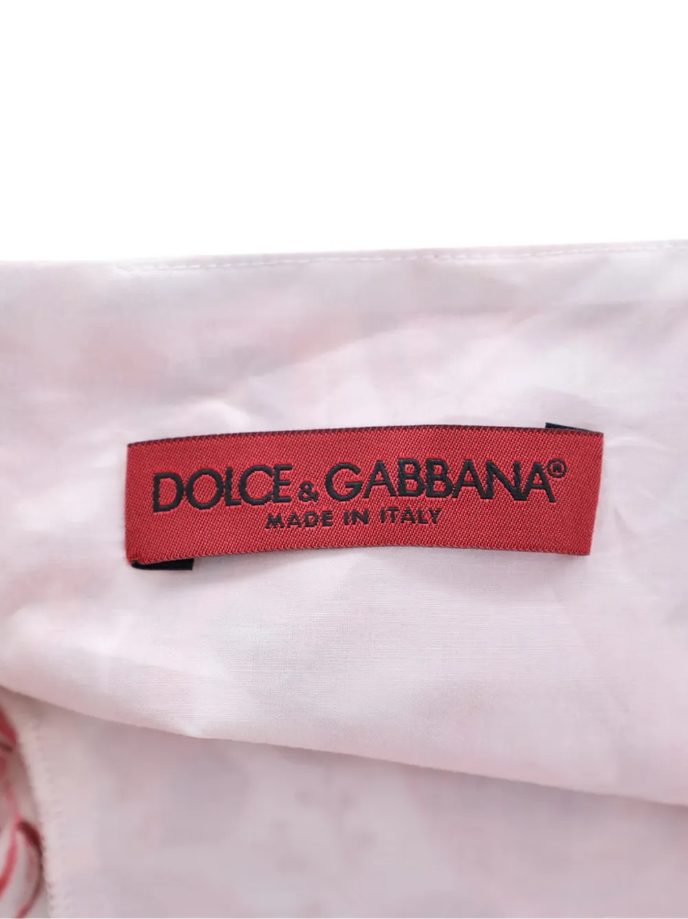  Dolce & Gabbana Pre-owned Majolica Pleated Printed Midi Dress - Red 