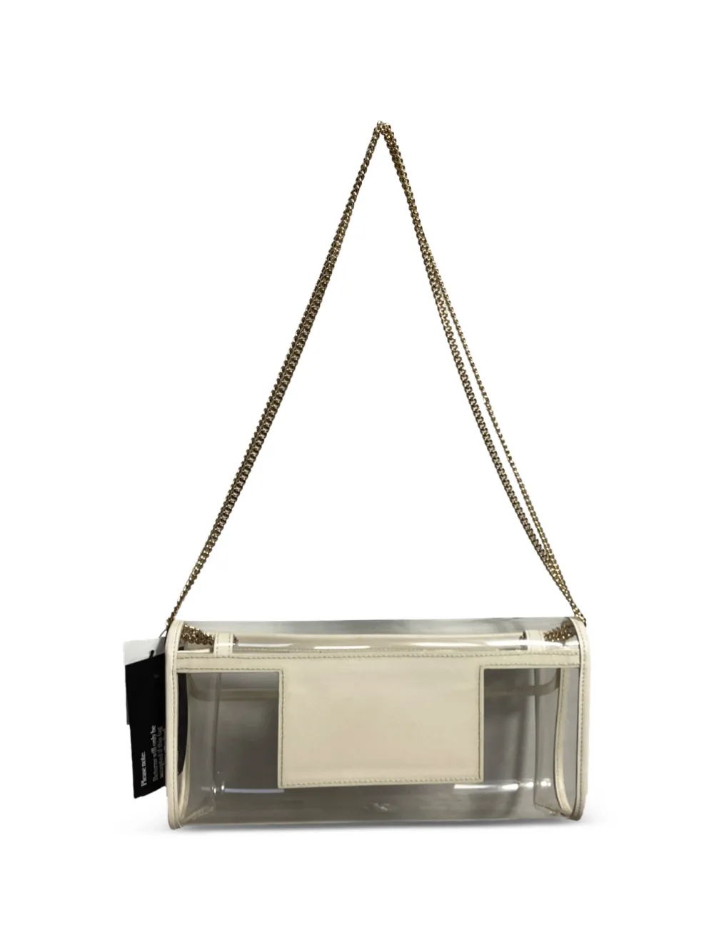 Crystal-Embellishment Shoulder Bag