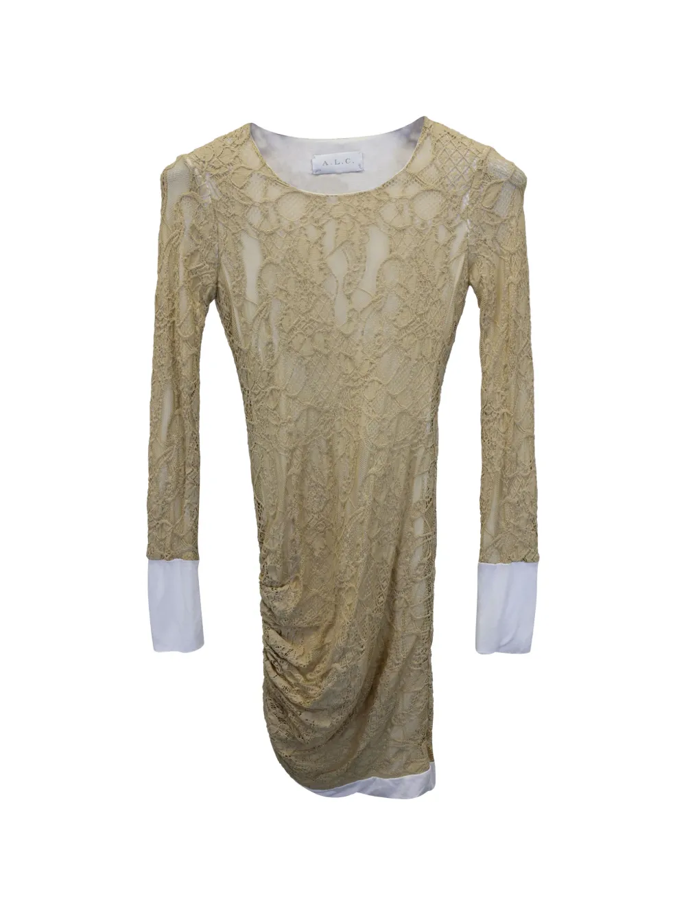 A.L.C. lace mini dress - Toni neutri