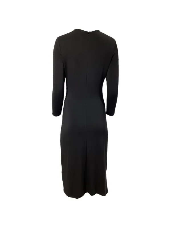 theory black long sleeve dress Theory long-sleeve Midi Dress | Black