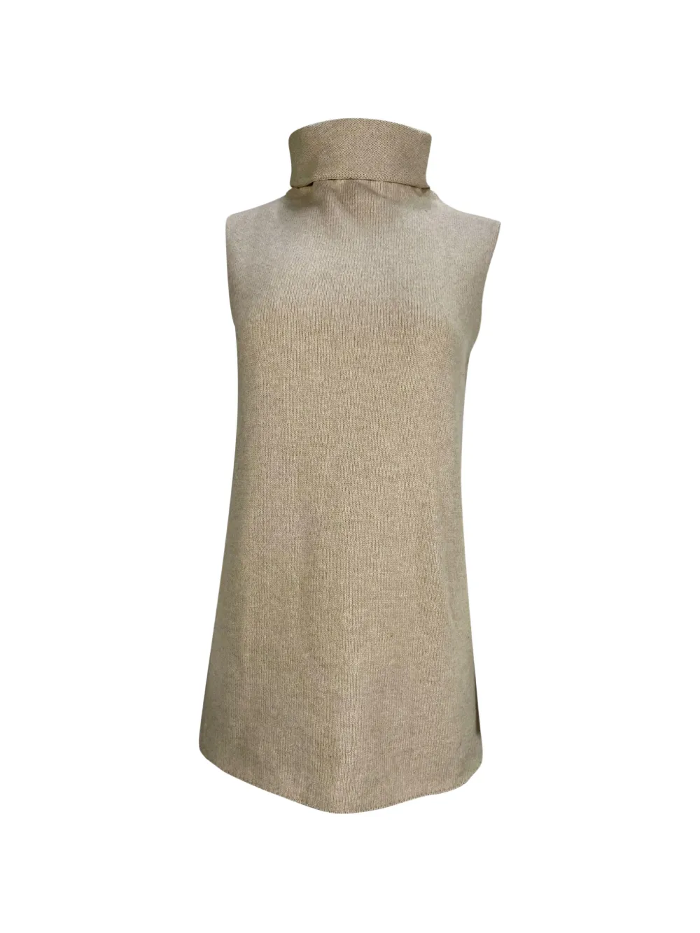 The Row Pre-Owned turtleneck sleeveless sweater - Toni neutri