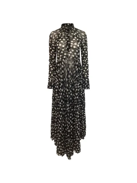 Jil Sander Pre-Owned платье-рубашка с цветочным принтом