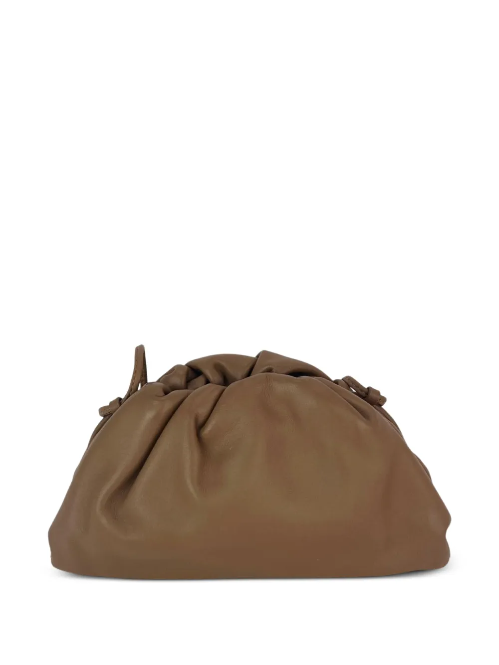 Bottega Veneta Pre-Owned mini leather clutch bag - Braun