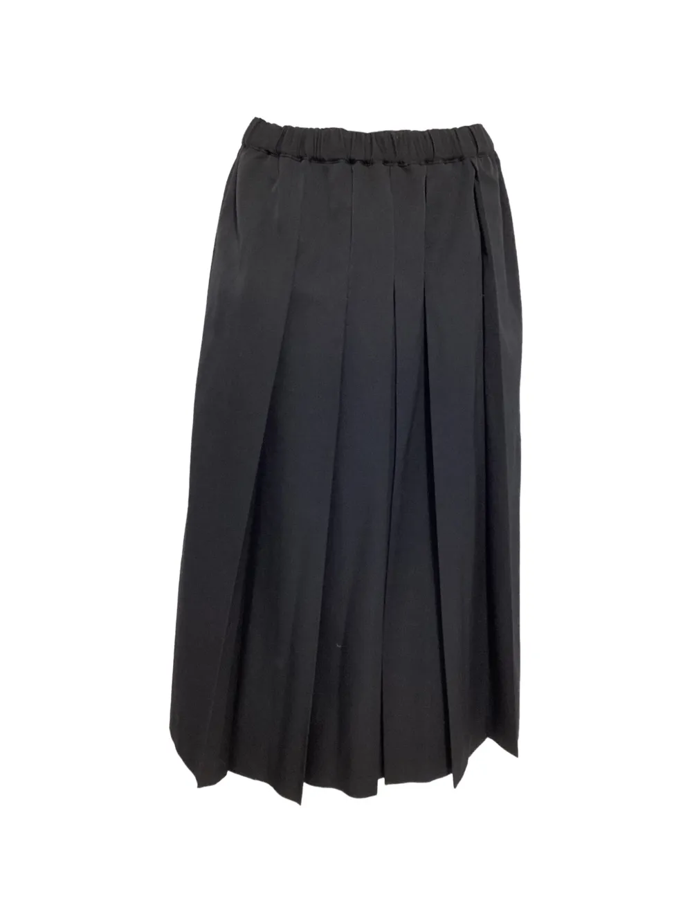 Comme Des Garçons Pre-Owned elastic-waist pleated skirt - Nero