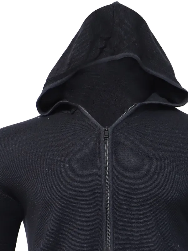 【美品】Theory ｜セオリー ジップアップパーカー ショート丈　ストレッチ Theory ジップアップ パーカー | ブルー | FARFETCH JP
