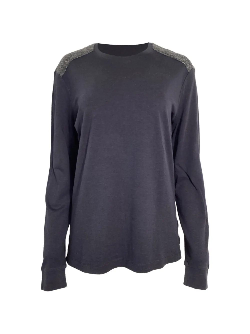 Giorgio Armani Pre-Owned colour-block long-sleeves top - Blu