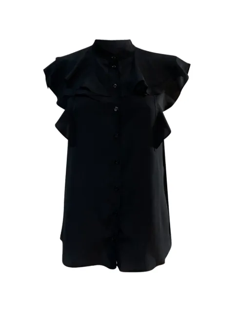 Givenchy Pre-Owned sleeveless ruffled blouse