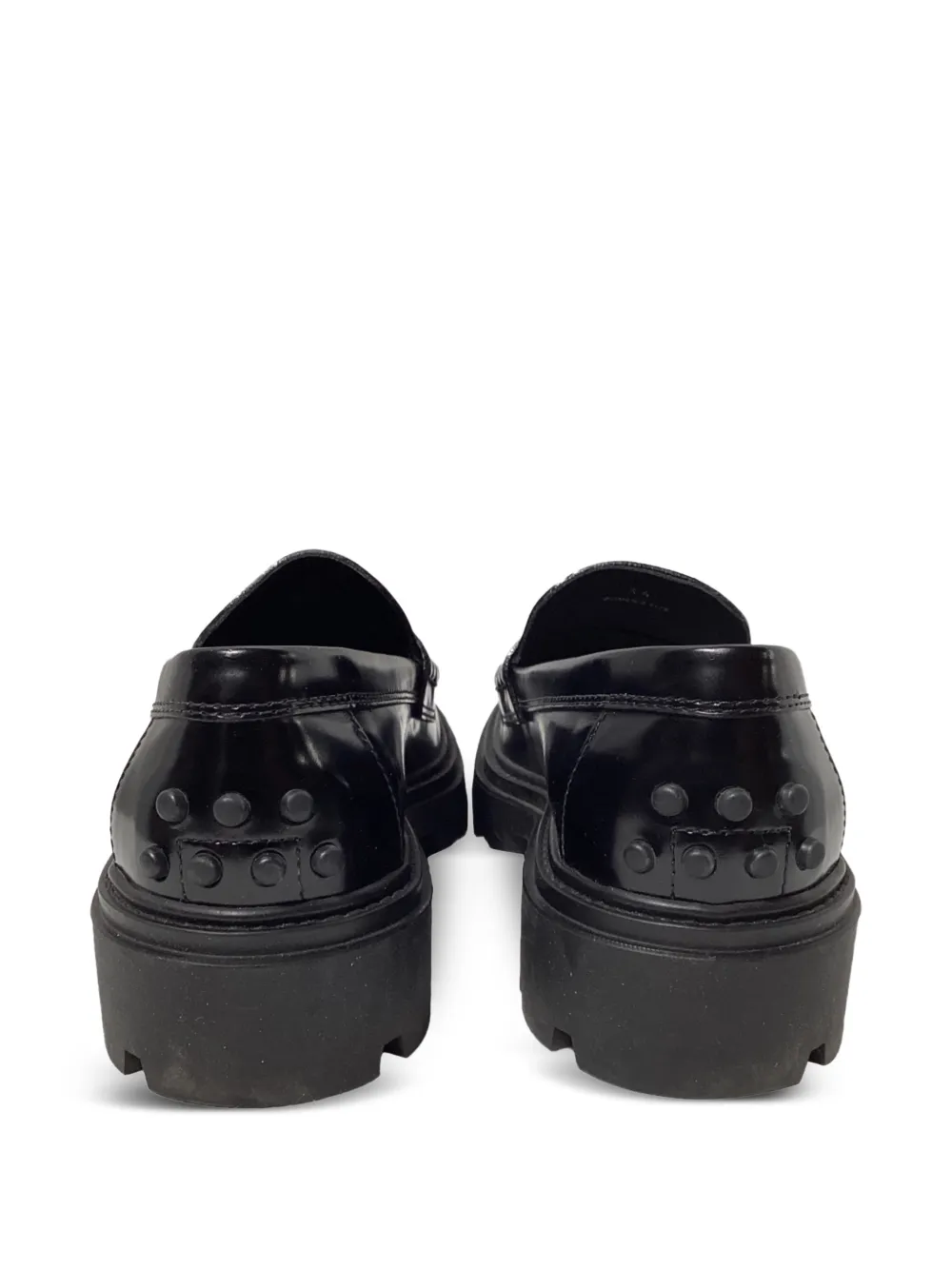black loafers