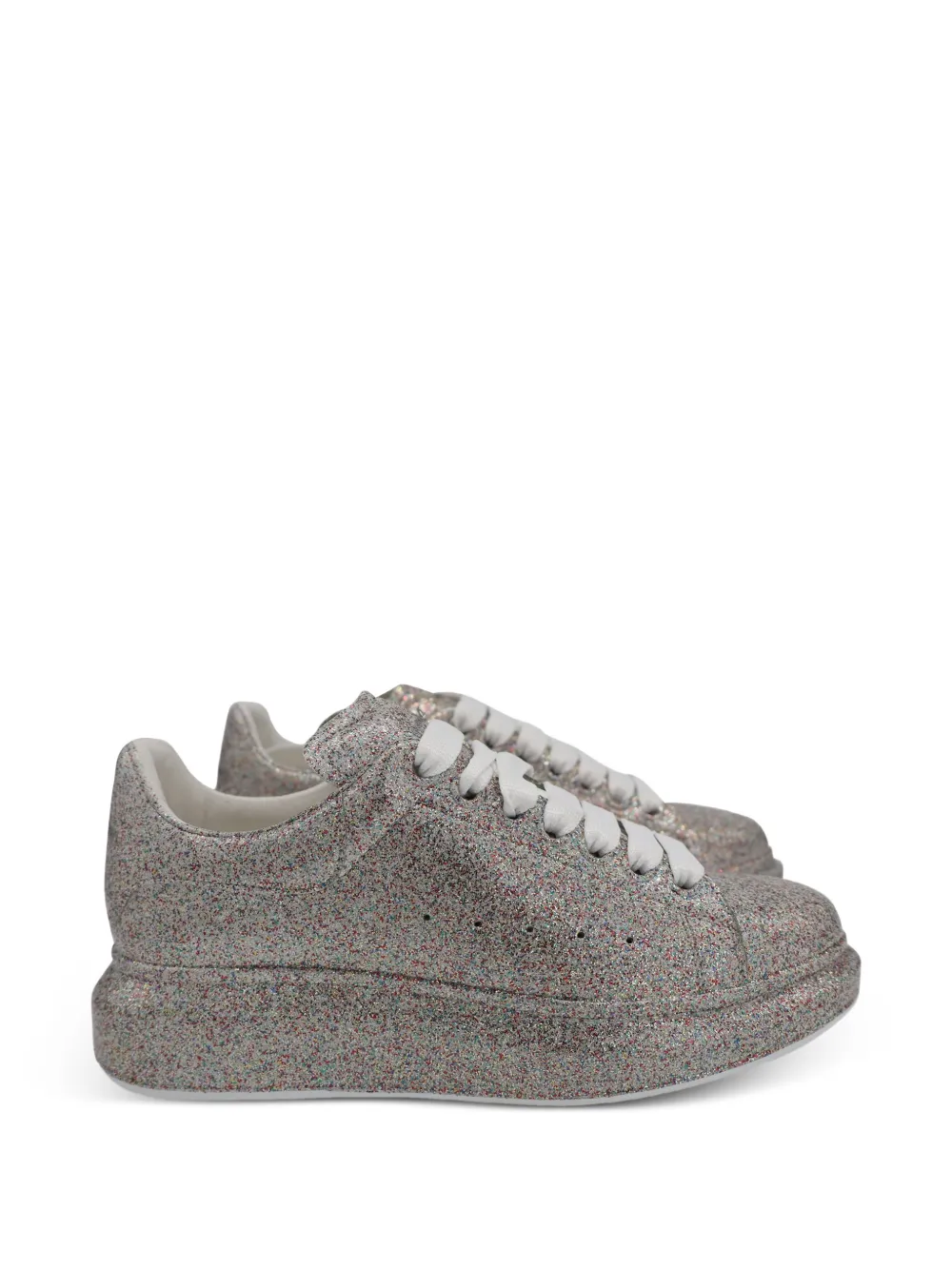 Alexander McQueen Pre-Owned glitter sneaker - Grigio