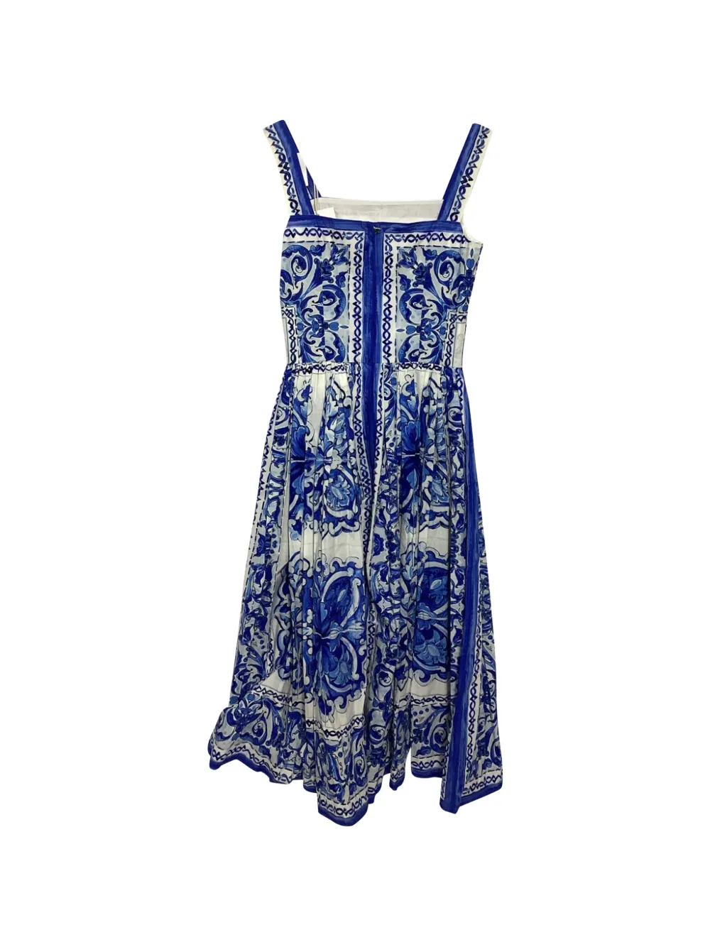 Dolce & Gabbana Pre-Owned Majolica printed dress - Wit