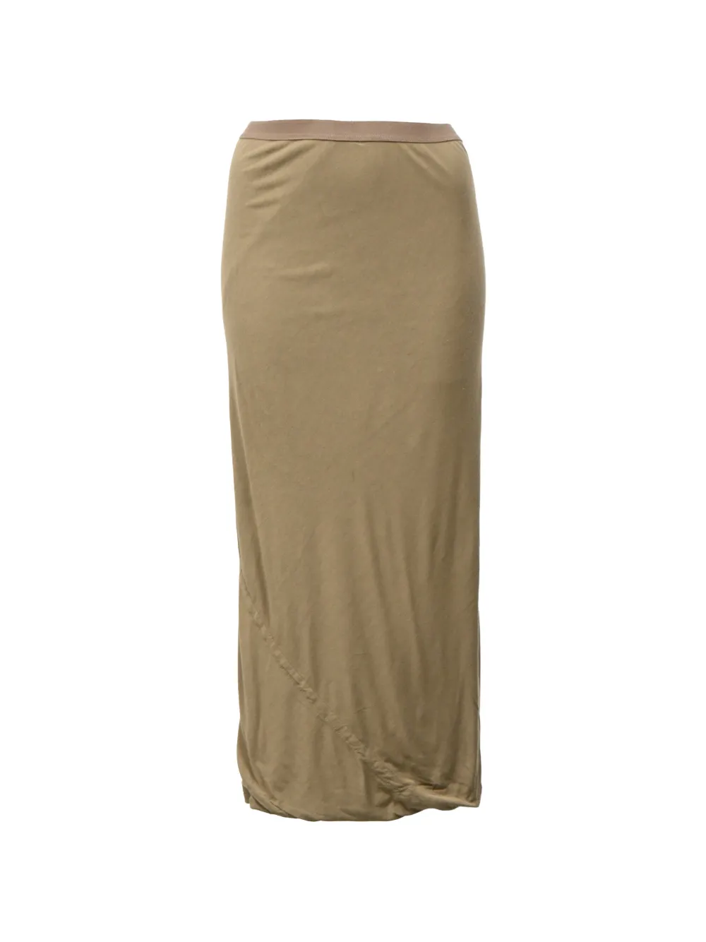 Rick Owens Vintage fitted midi skirt - Marrone