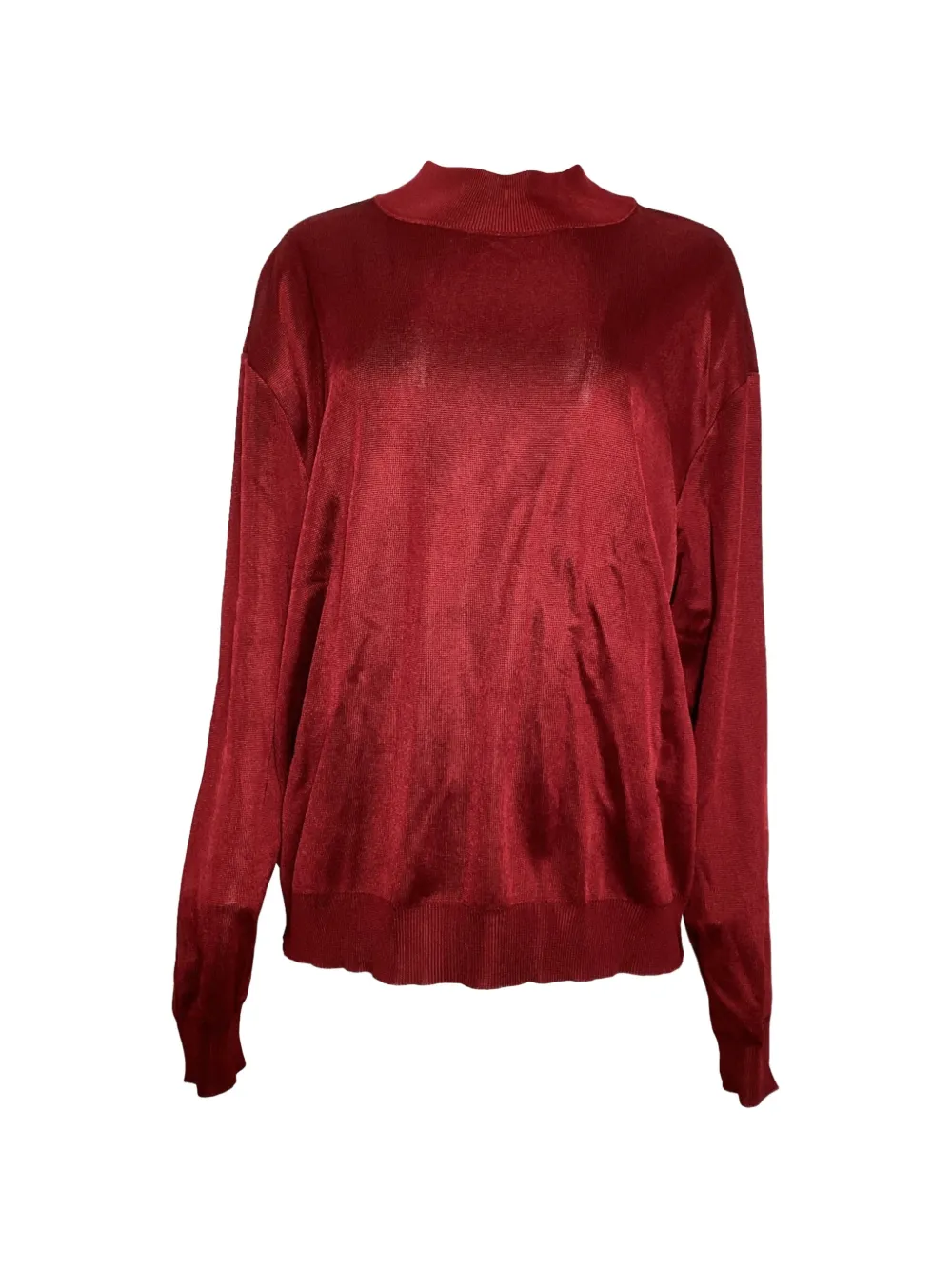 Alaïa Pre-Owned mock-neck sweater - Rosso