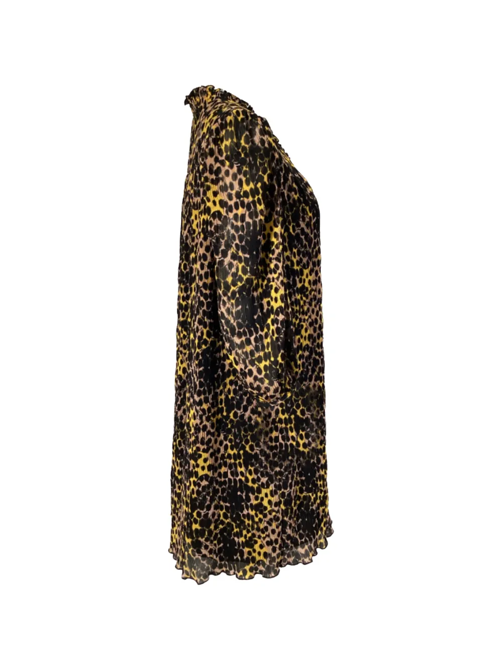 Diane Von Furstenberg Vintage Layla animal-print mini dress - Zwart