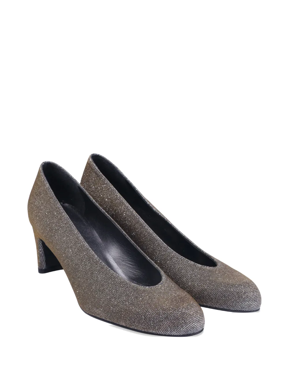 Stuart Weitzman round-toe pumps - Goud
