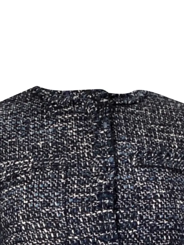 Theory ツイード ノーカラー ジャケット | ブルー | FARFETCH JP