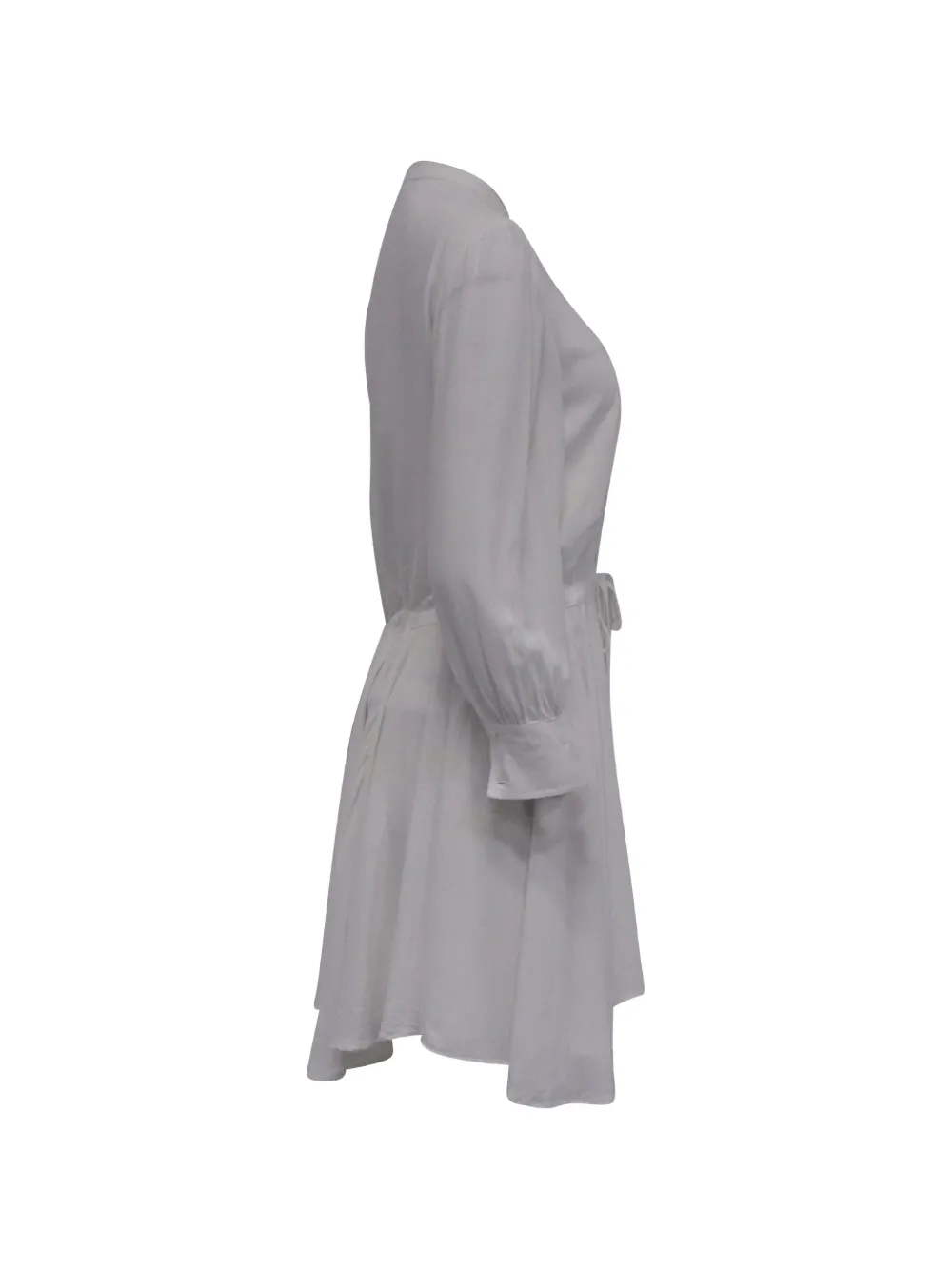 Ranil tie-waist button mini dress