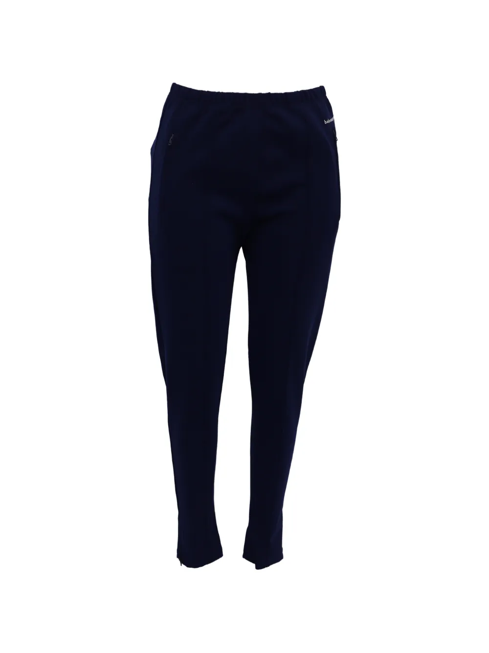 Pre-owned Balenciaga Gartered-detail Trousers In Blue