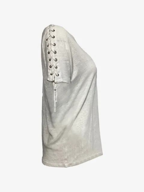 IRO lace-detail crew-neck T-shirt