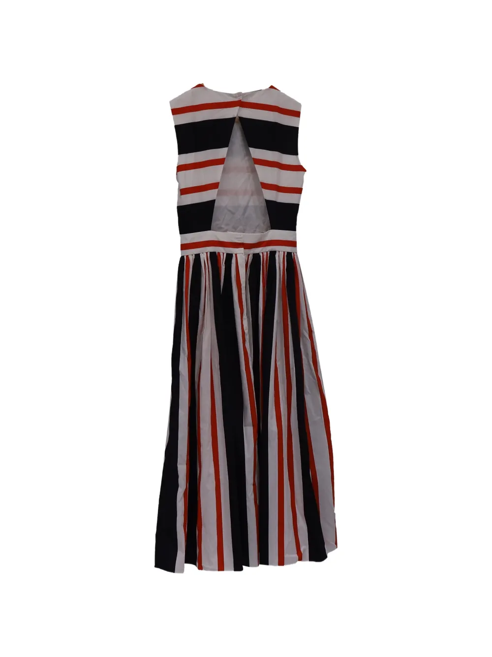 Dolce & Gabbana Pre-Owned striped midi dress - Wit
