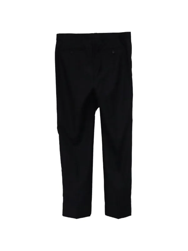 Saint Laurent Pre-Owned Wool Trousers | Black | FARFETCH