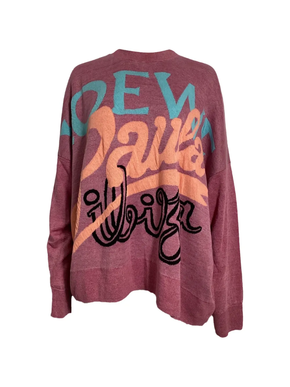 Pre-owned Loewe X Paula's Ibiza Printed Sweatshirt In Pink