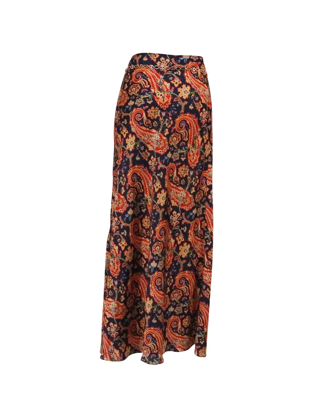 Paco Rabanne Pre-Owned paisley-print skirt - Blauw