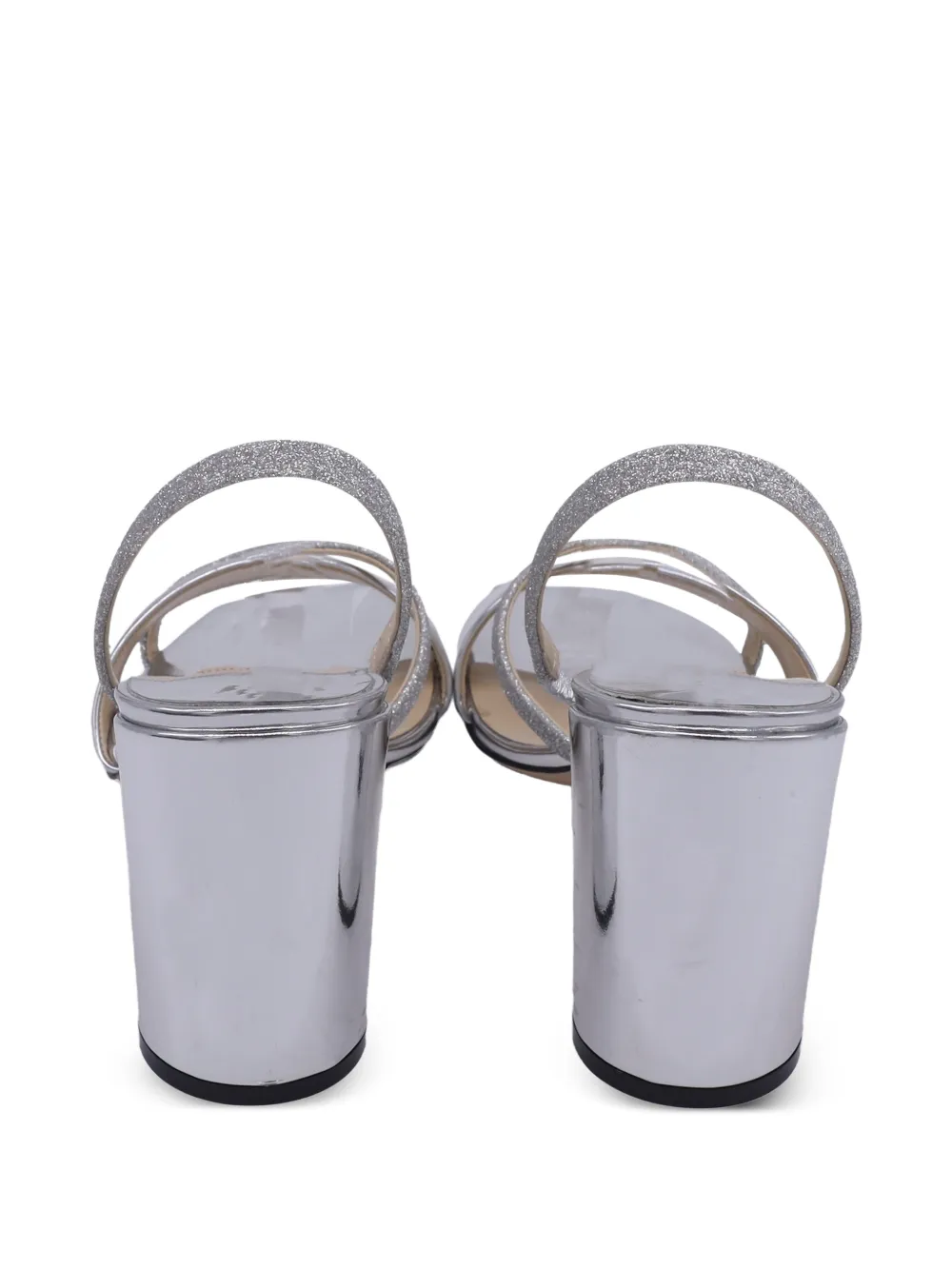 Block-Heel Crisscross Sandals