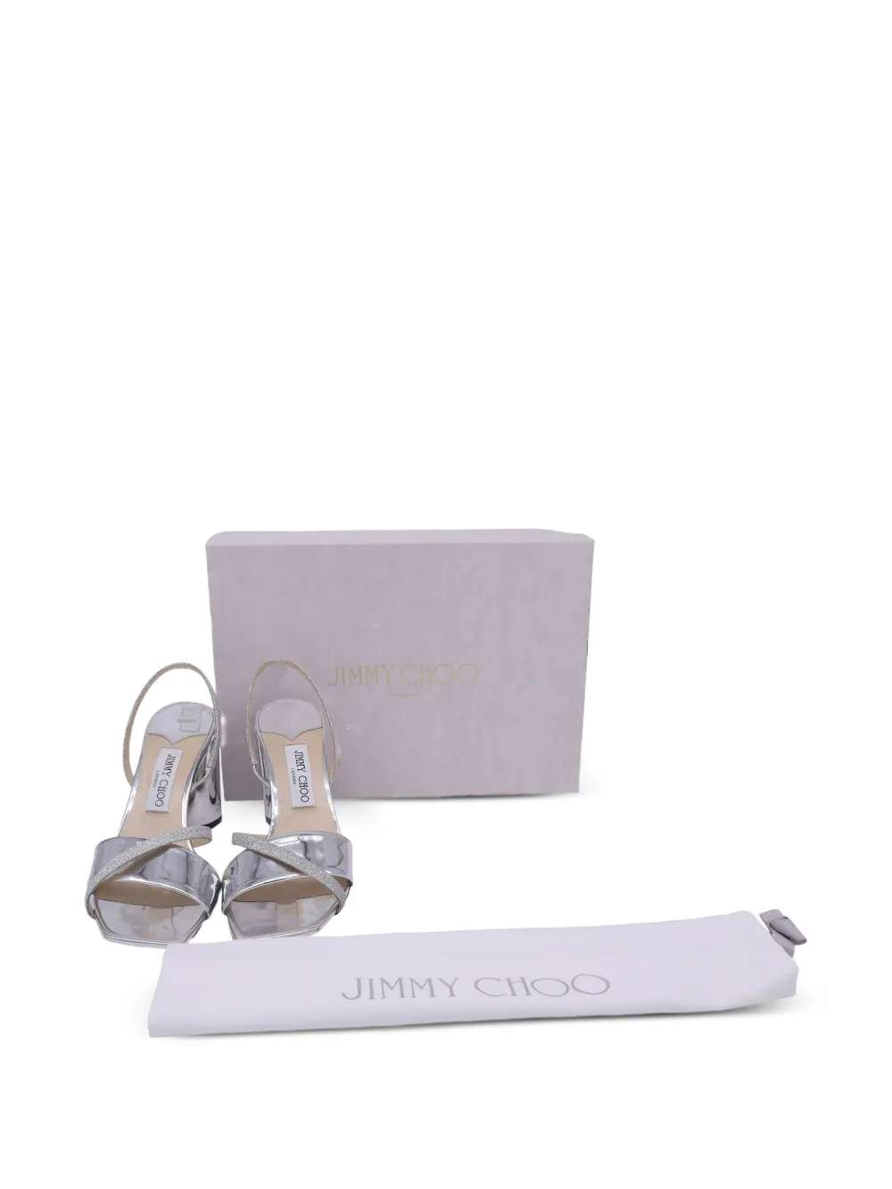 Block-Heel Crisscross Sandals