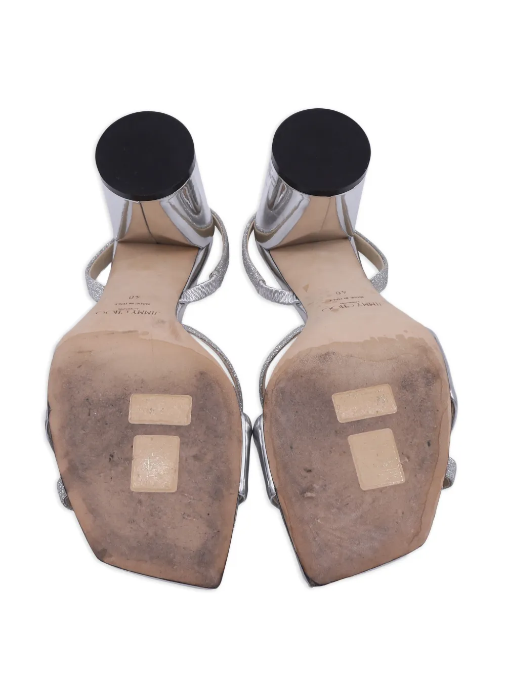 Block-Heel Crisscross Sandals