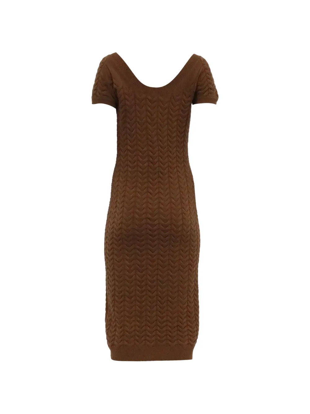 Max Mara Caramba knitted midi dress - Bruin