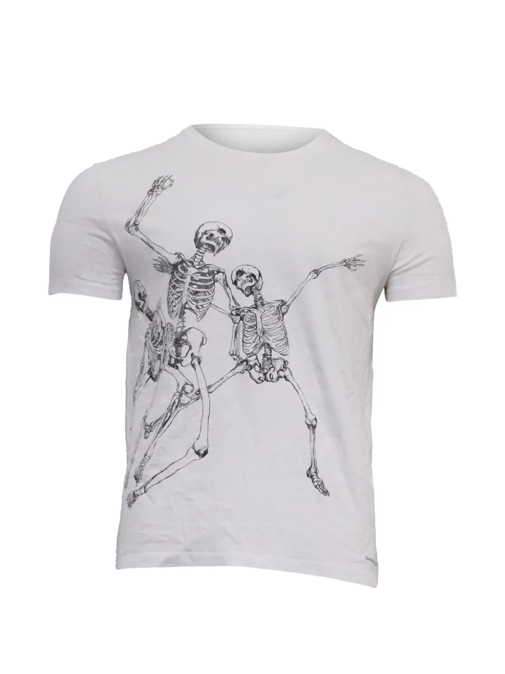 Alexander McQueen Pre-Owned Dancing Skeletons cotton T-shirt – White