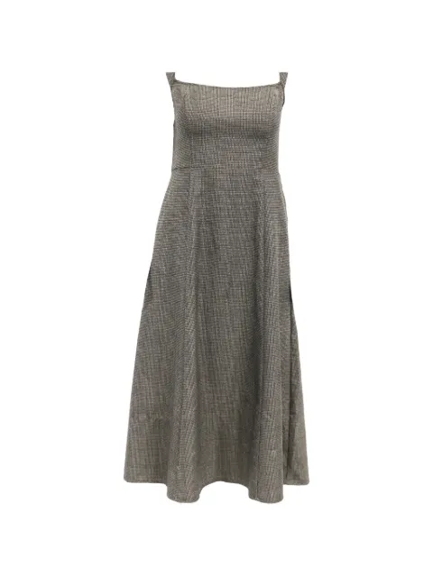 Reformation vestido midi con escote redondo