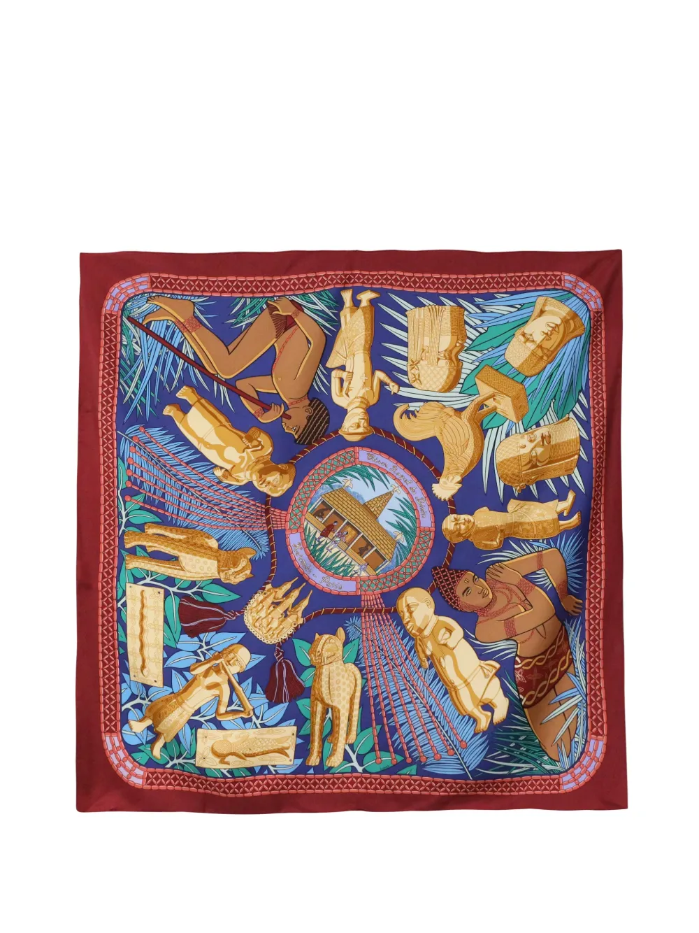 Hermès Pre-Owned silk scarf - Blu