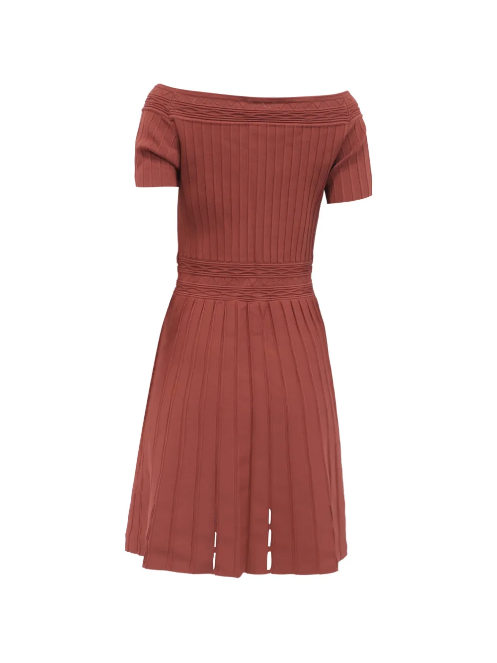 SANDRO Lottie off-shoulder mini dress - Rood