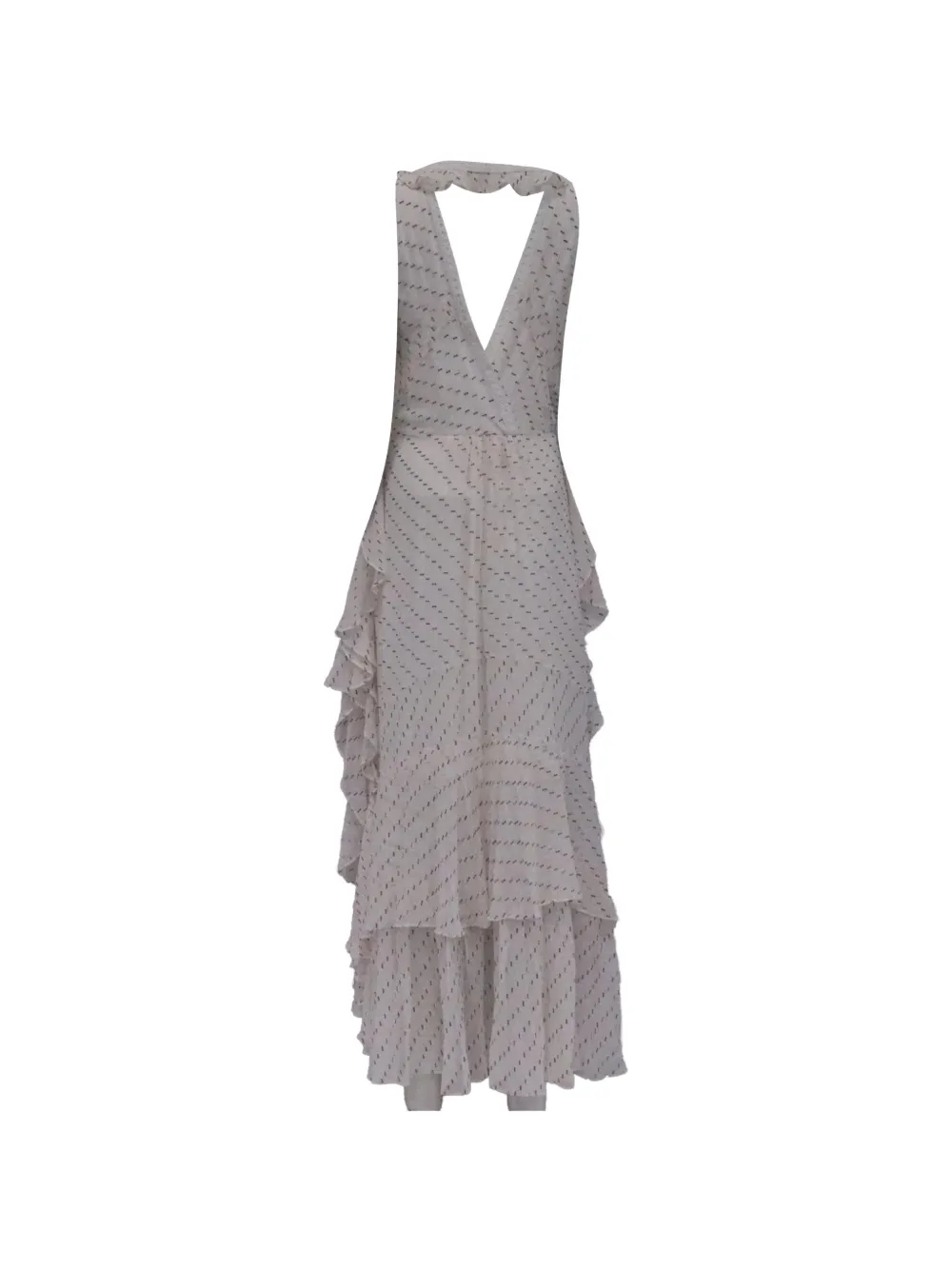 Diane Von Furstenberg Vintage asymmetric maxi dress - Beige