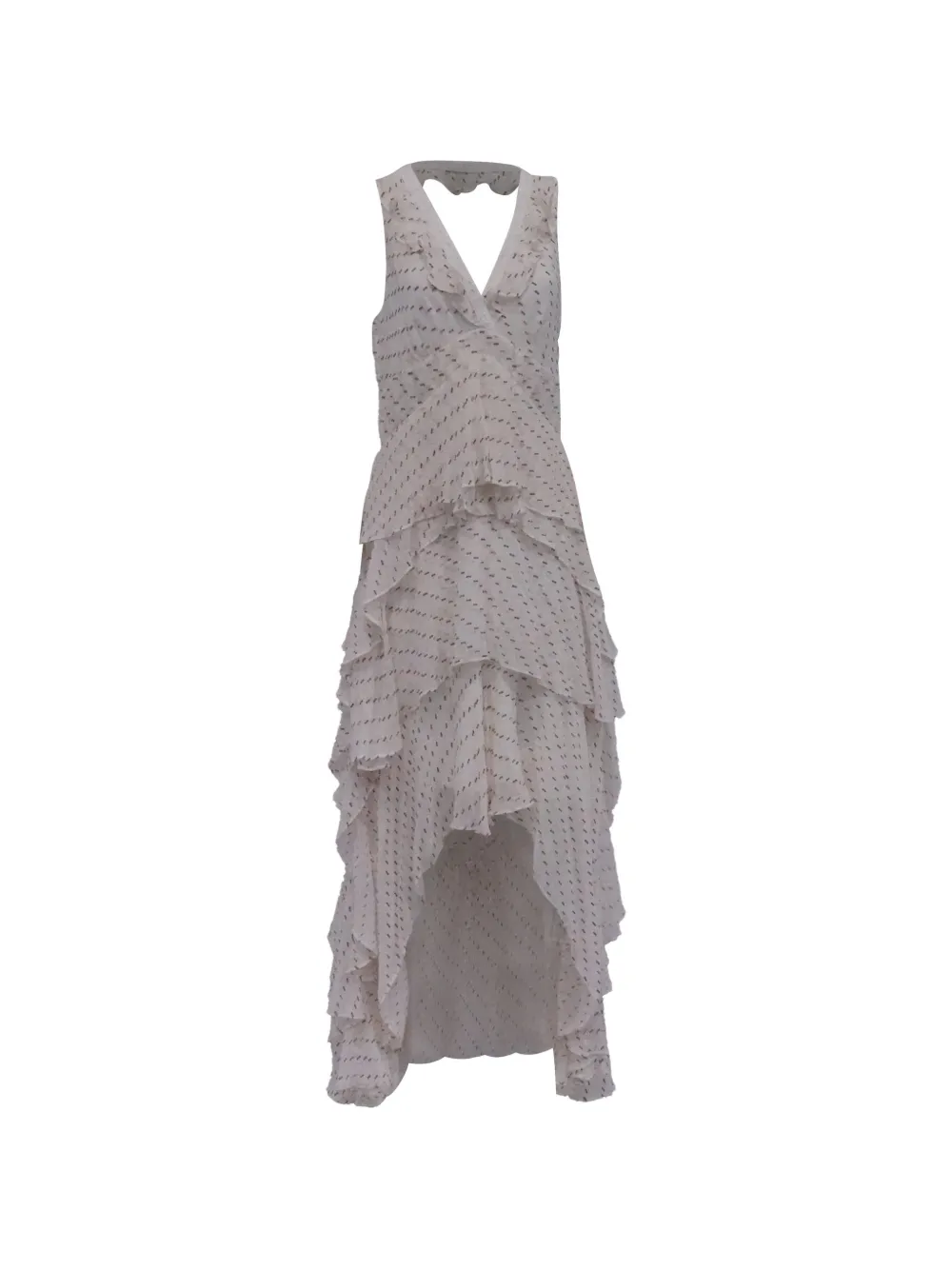 Diane Von Furstenberg Vintage asymmetric maxi dress - Toni neutri