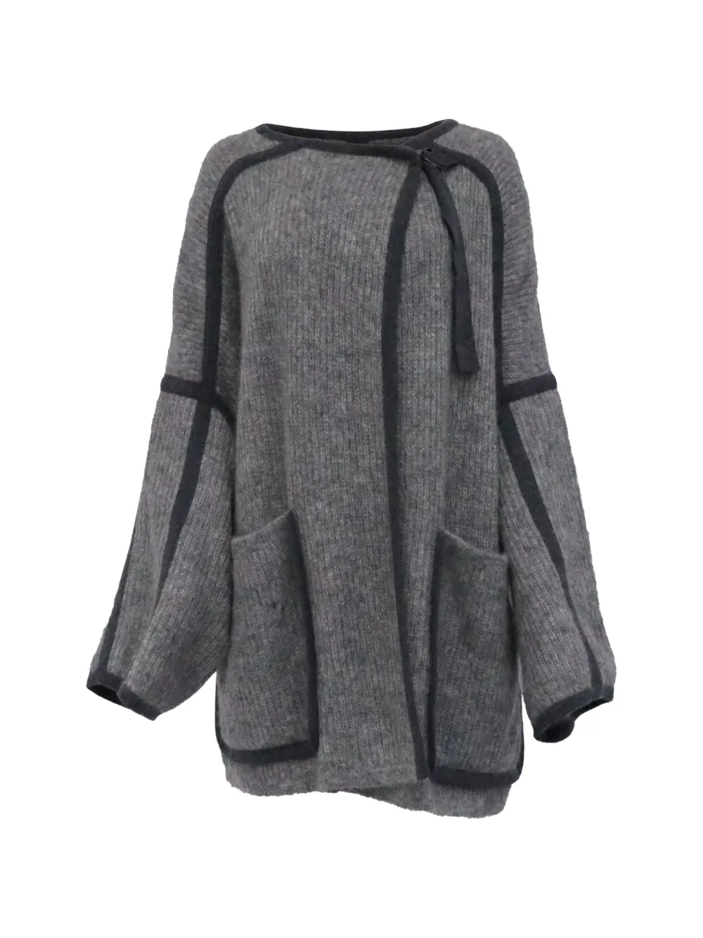 Chloe Gosselin patch-pockets coat - Grigio