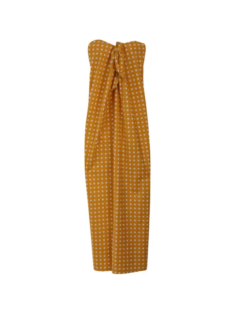 Caroline Constas Kaia polka-dot maxi dress