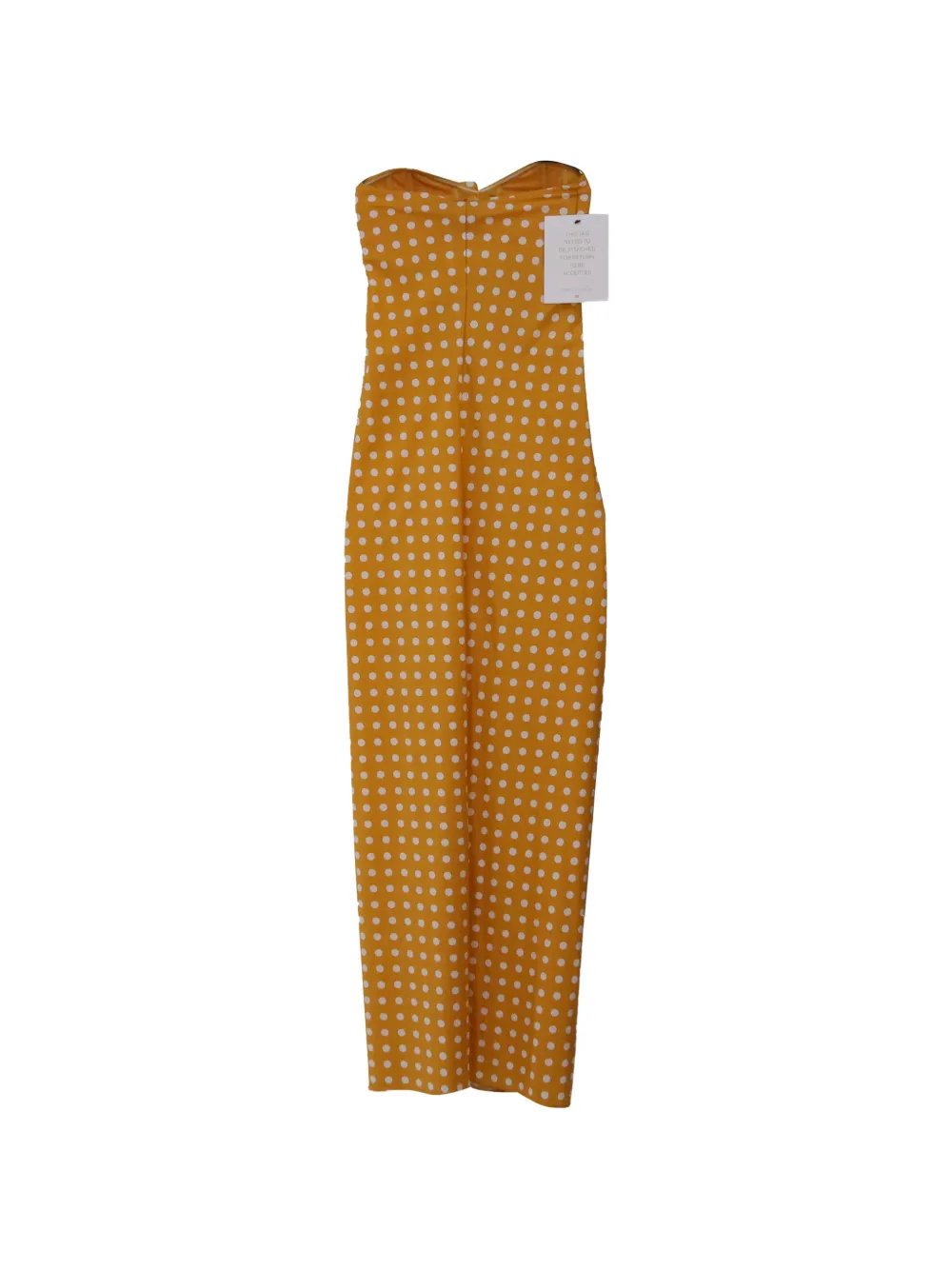 Caroline Constas Kaia polka-dot maxi dress - Geel