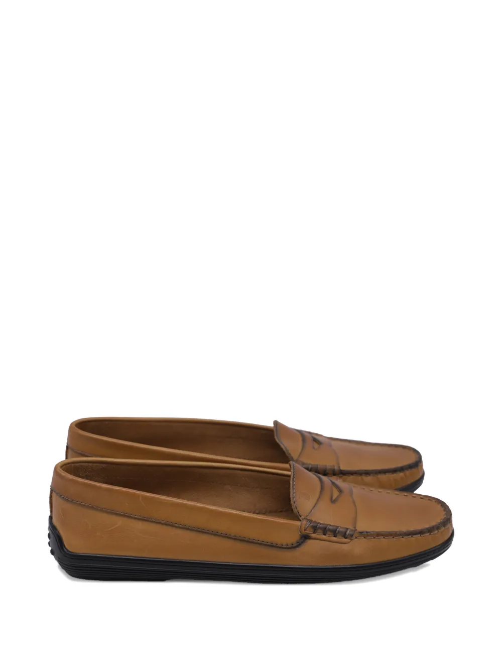 Tod's Vintage Mocassini penny in pelle - Marrone