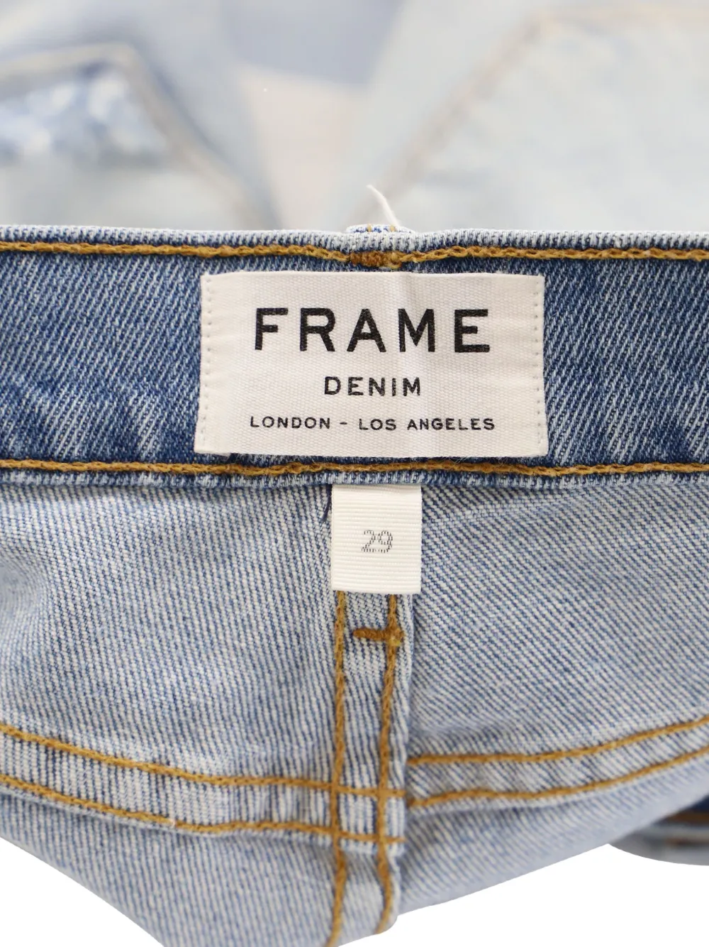 Le Cutoff Distressed Denim Shorts