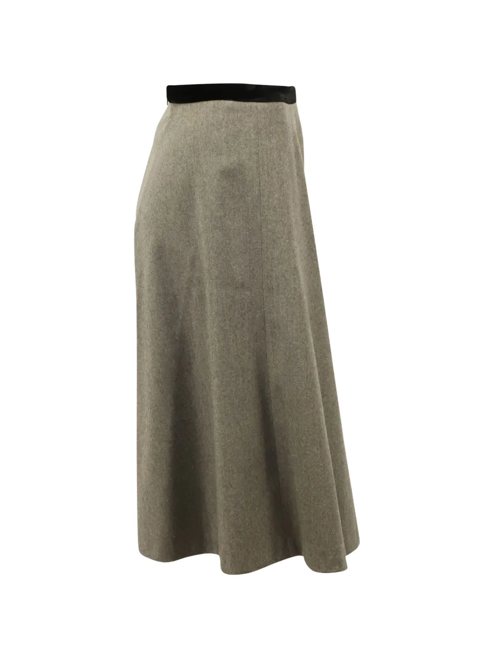 JOSEPH virgin-wool A-line midi skirt - Grijs