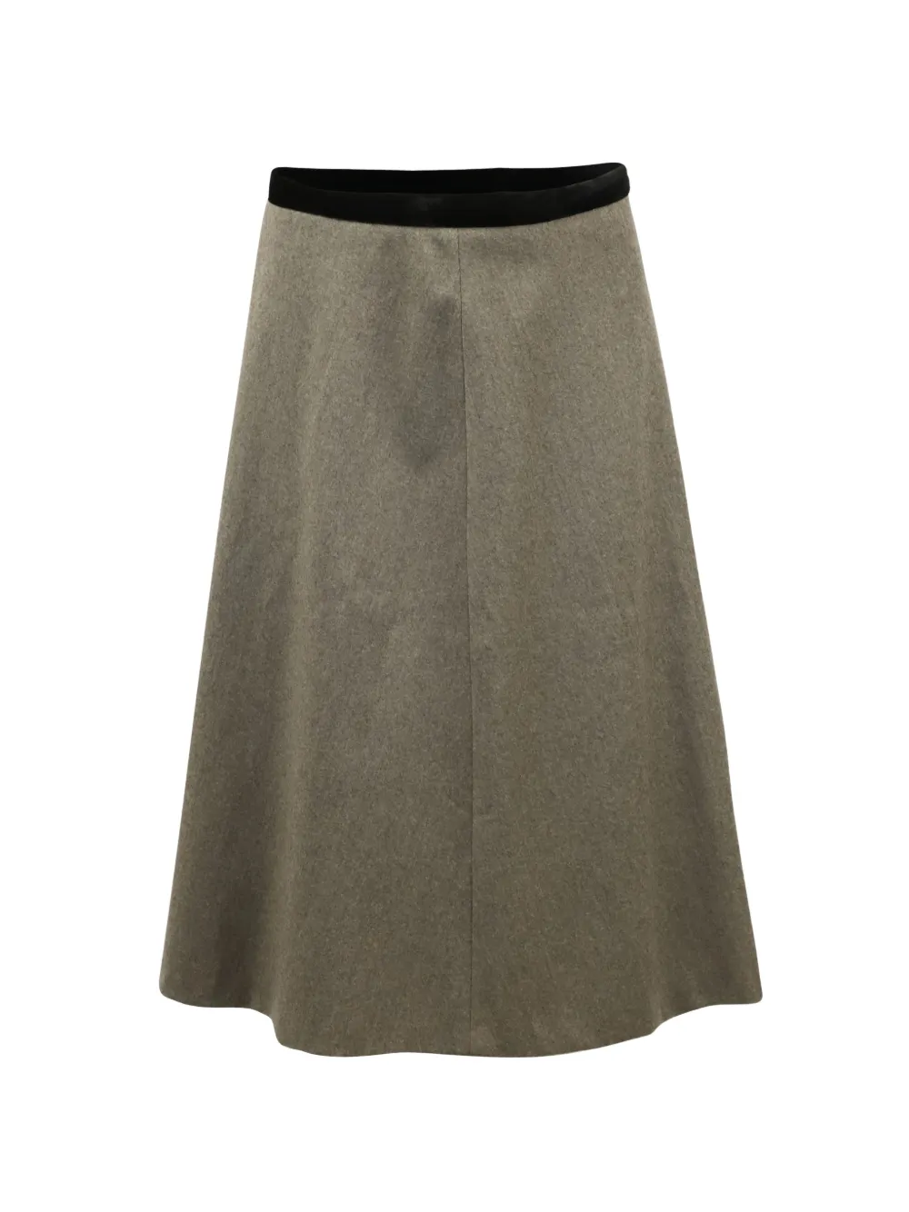JOSEPH virgin-wool A-line midi skirt - Grigio
