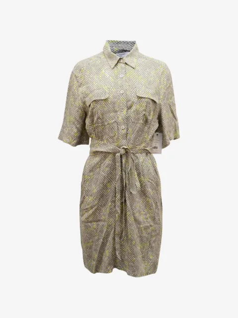 Equipment Mini-Hemdkleid mit Schlangen-Print