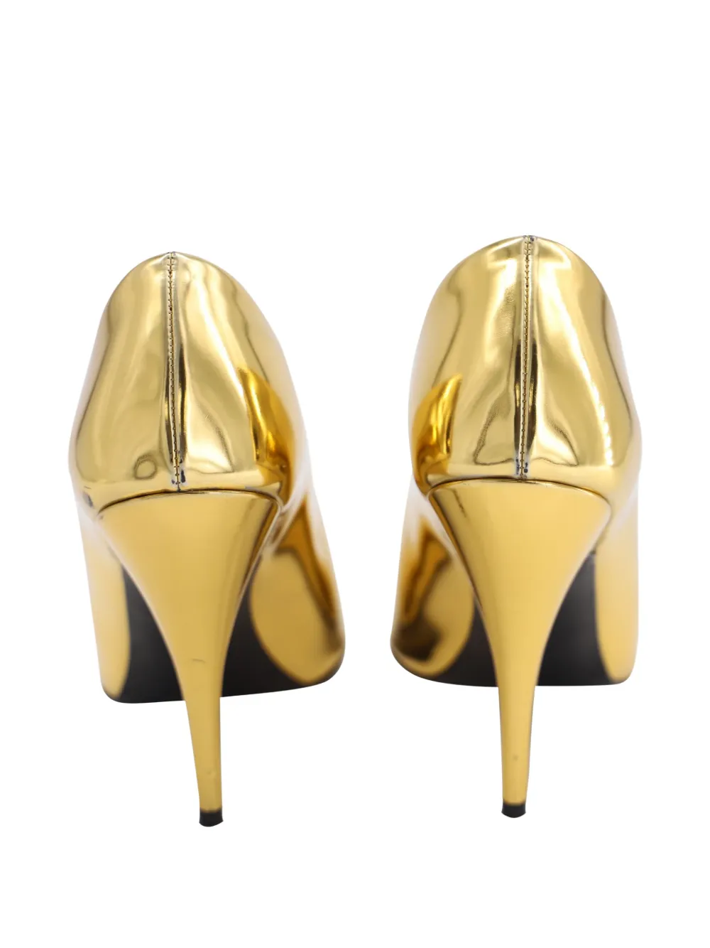 Stella McCartney Pre-Owned pointed toe metallic pumps - Goud