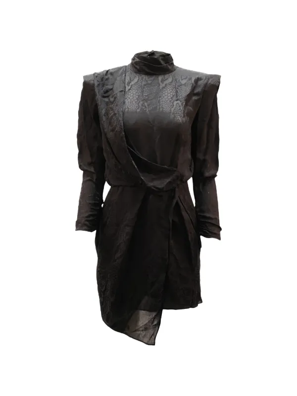 montana mini dress black LIONESS Montana Mini Dress Black