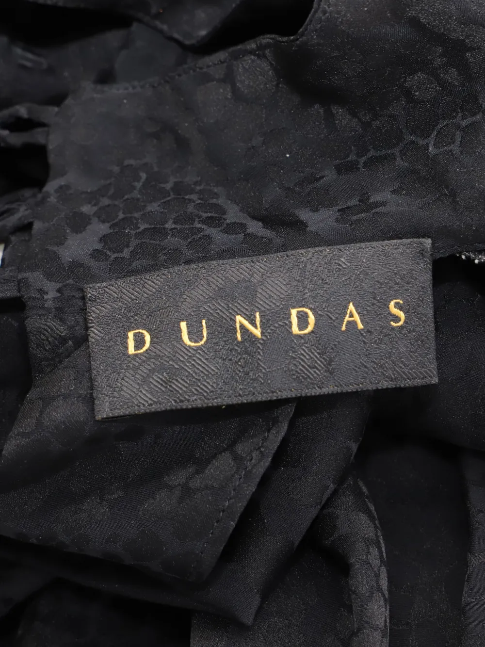  Dundas Montana Mini Dress - Black 