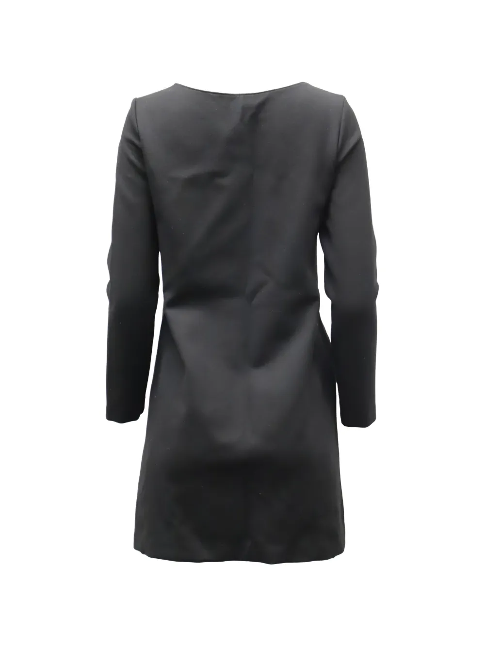 Theory long-sleeve mini dress - Zwart